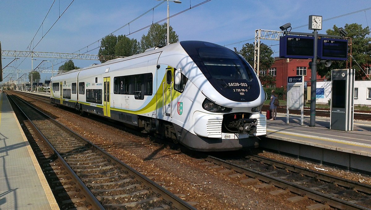 SA139-003 in Bahnhof Zielona Gora, 6.09.2019