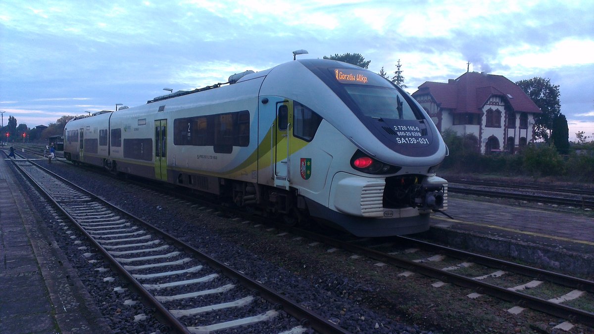 SA139-031 in Bahnhof Miedzyrzecz, 17.10.2020