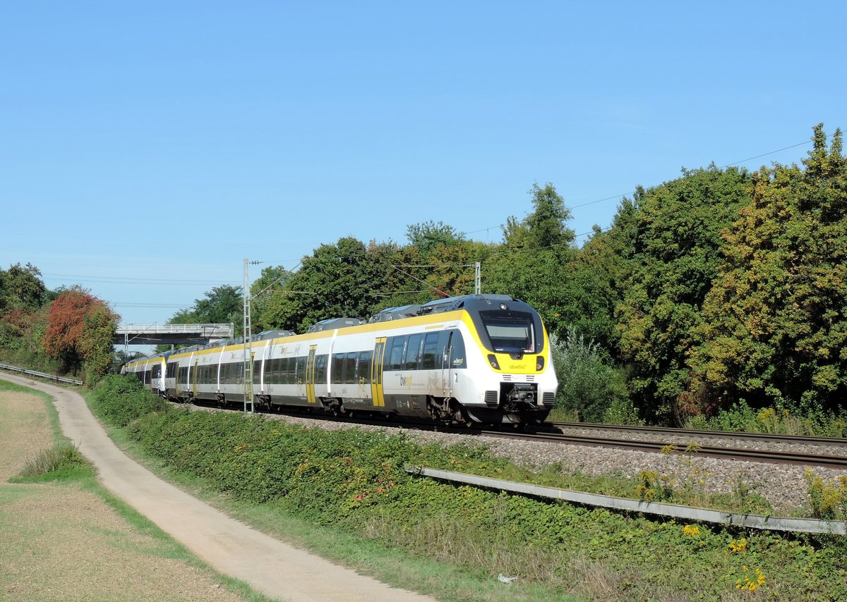 Sachsenheim - 8. September 2020 : Talent 2 8442 312 als RB 19513/19613 Pforzheim/Bruchsal nach Stuttgart.