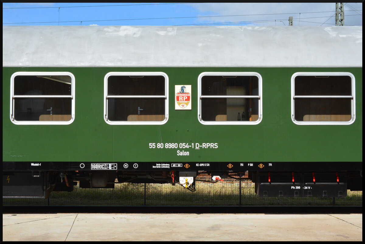 Salon 55 80 8980 054-1 D-RPRS am 09.09.2026 im BW Gotha. 