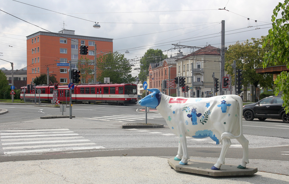 Salzburger Lokalbahn ET 58 // Salzburg-Itzling // 8. Mai 2022
