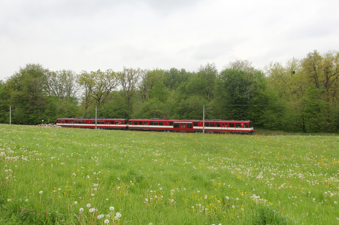 Salzburger Lokalbahn ET 58 + ET 43// Oberndorf bei Salzburg // 6. Mai 2022
