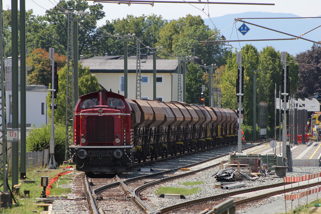 Salzburger Lokalbahn V 83 // Bahnhof Oberndorf bei Salzburg // 17. August 2022
