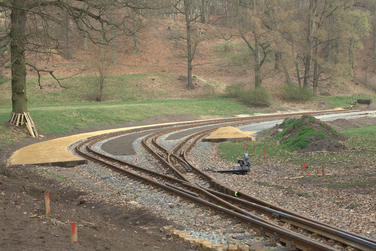 Sanierung Endhaltepunkt Bad Muskau. 02.04.2017 10:18 Uhr.