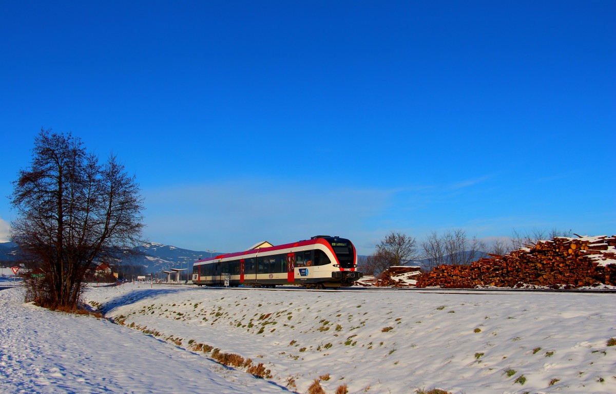 Sankt Martin im Sulmtal Bergla am heutigen Morgen ( 4.Januar 2015) 