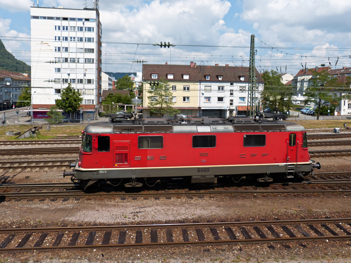 SBB 1103 vom Parkdeck aus fotografiert Singen (Hohentwiel) 02.08.2015