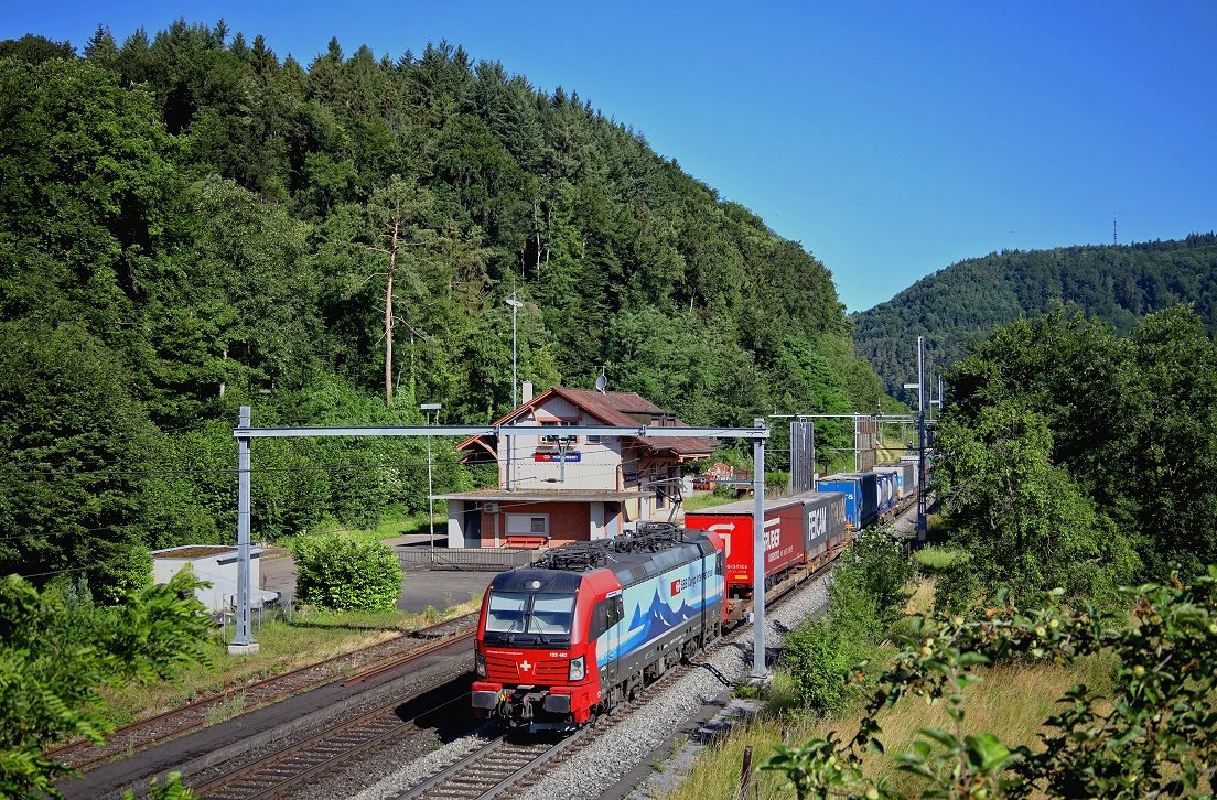SBB 193 463, Hornussen, 10.06.2022.