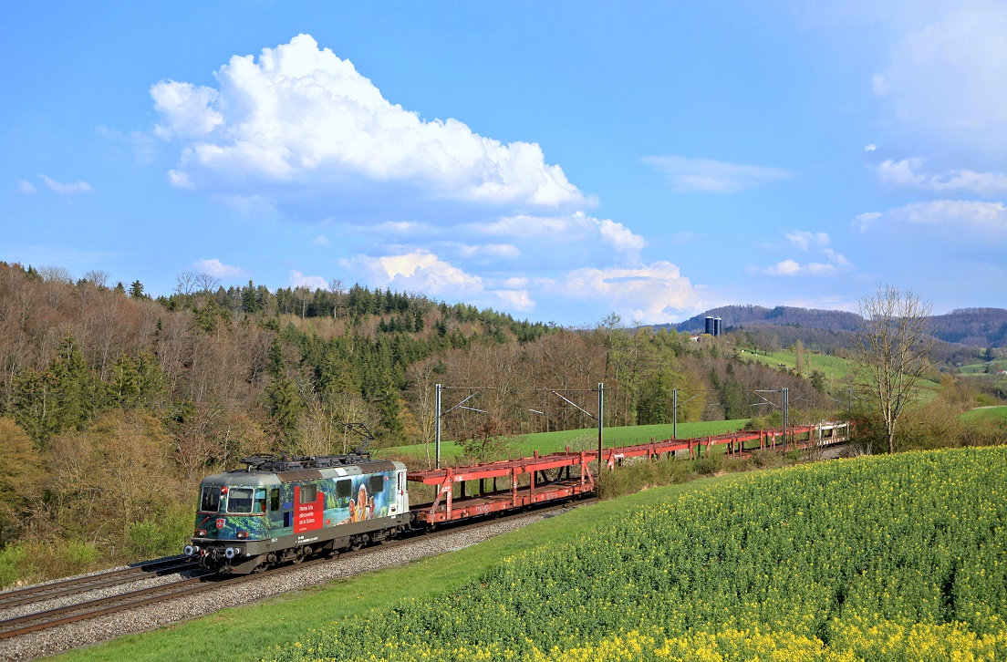 SBB 420 270, Hornussen, 21.04.2021.