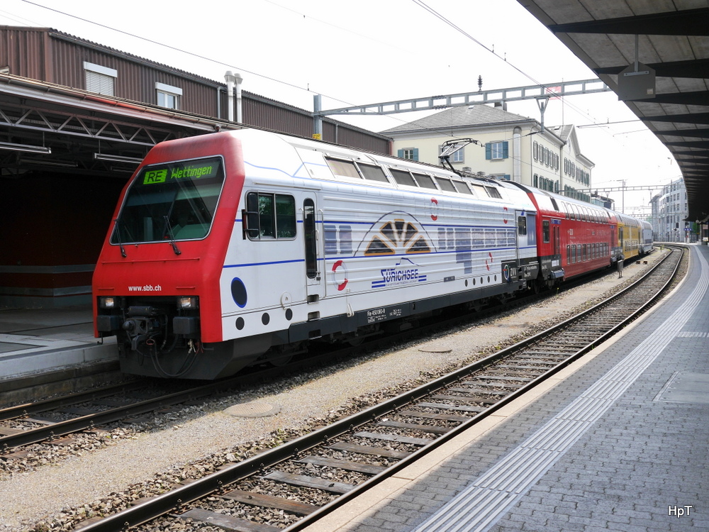 SBB - 450 060-9 unterwegs als RE im Bahnhof Olten am 25.04.2014