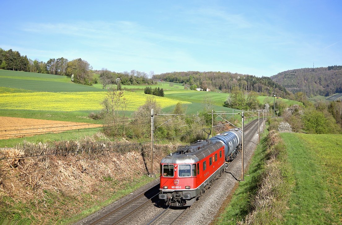SBB 620 031, Hornussen, 19.04.2022.