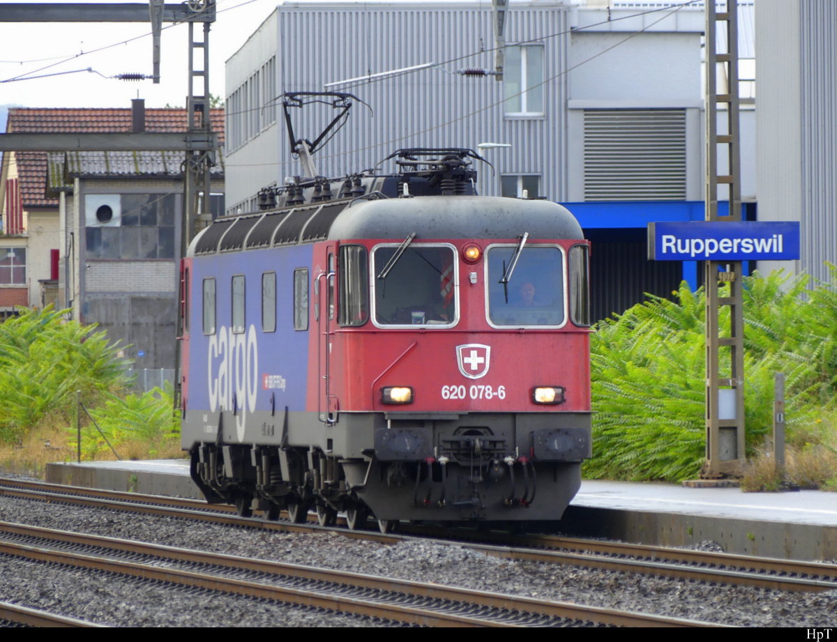 SBB - 620 078-6 als Lokzug unterwegs im Bhf. Rupperswil am 06.10.2021