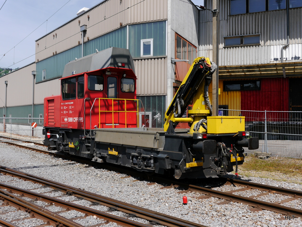 SBB - Baudienst Tm  234 127-9 im Güterbahnhof von Biel am 12.05.2018