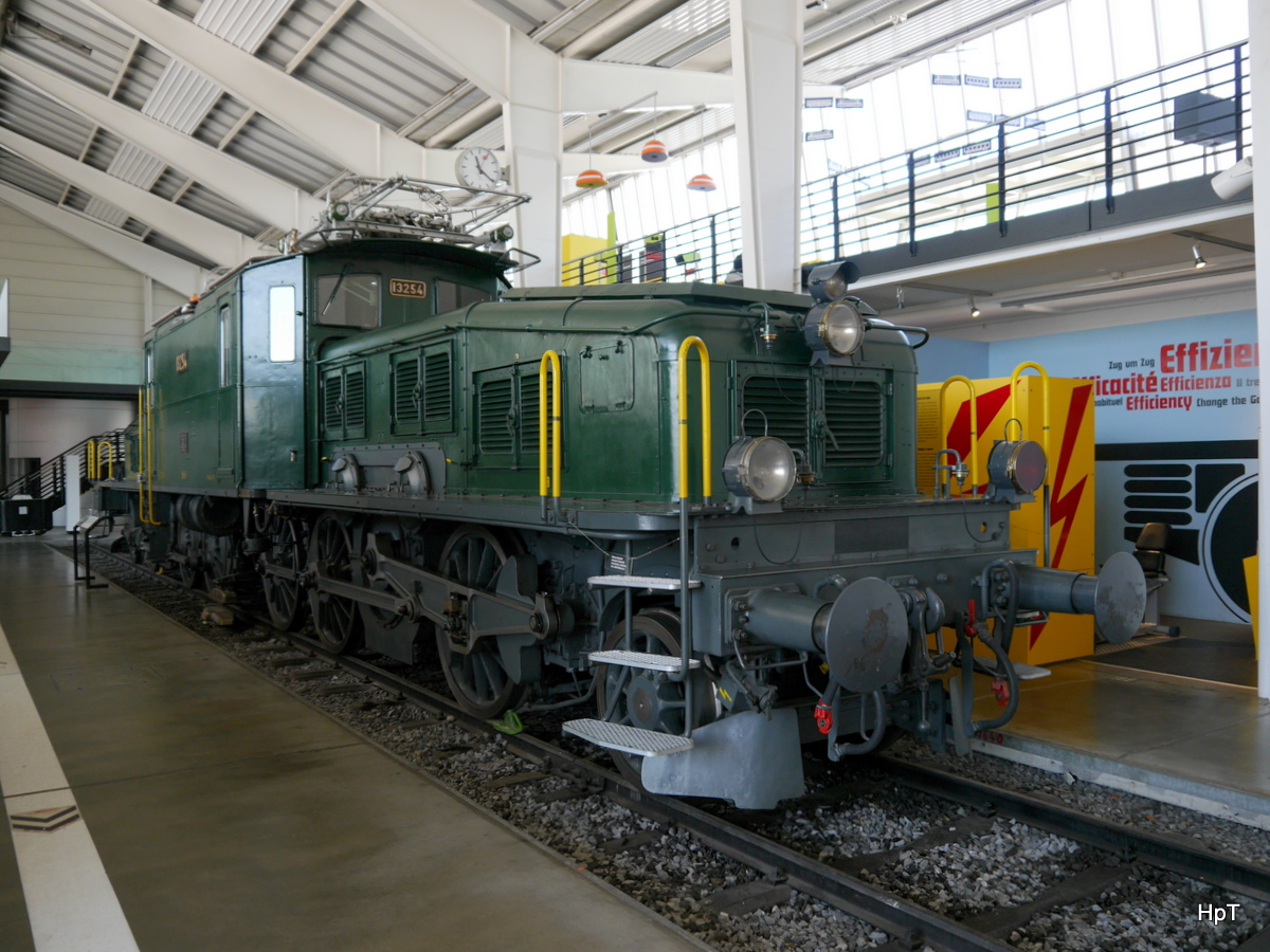 SBB - Be 6/8  13254 ausgestellt im Verkehrshaus in Luzern am 21.05.2016