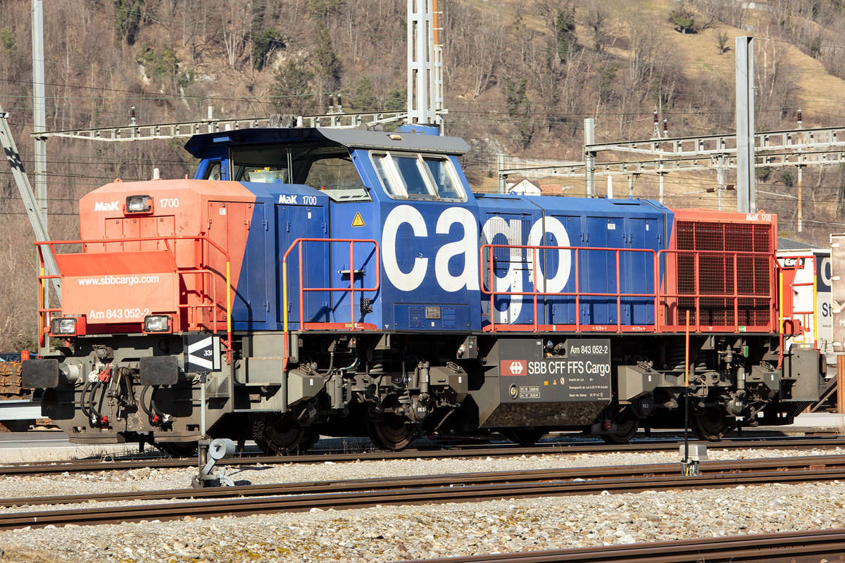 SBB - Cargo, 843 052-2, 22.02.2020, Landquart