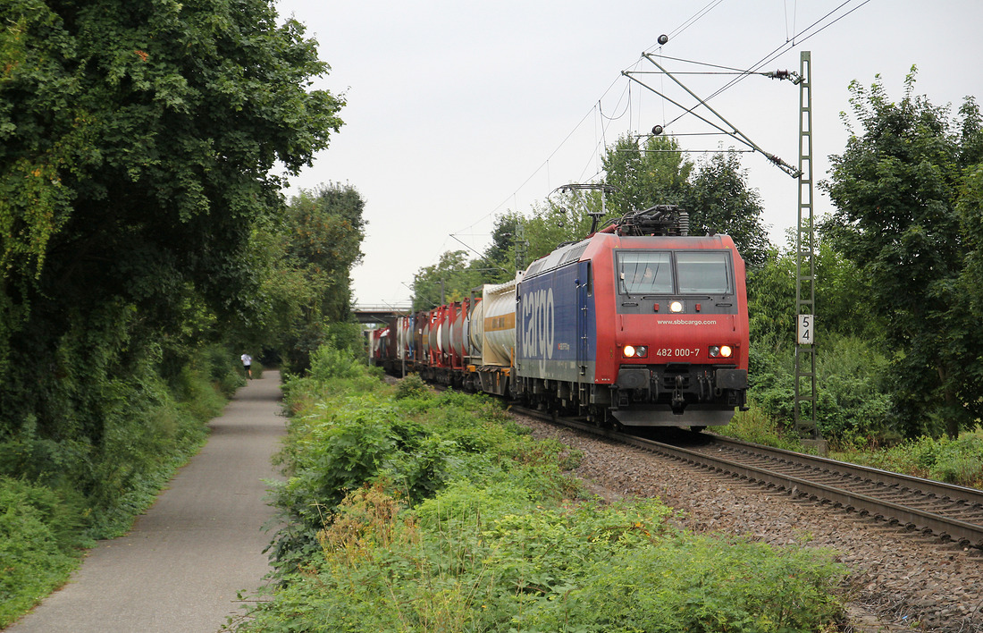 SBB Cargo Deutschland 482 000 // Ludwigshafen (Rhein) - Oppau // 8. August 2013