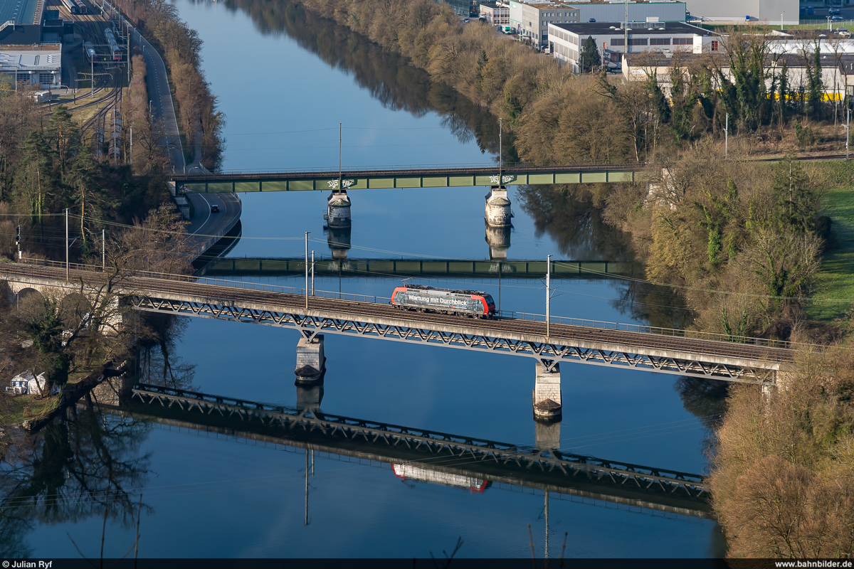 SBB Cargo Re 482 012 / Aarebrücke Olten, 20. März 2026
