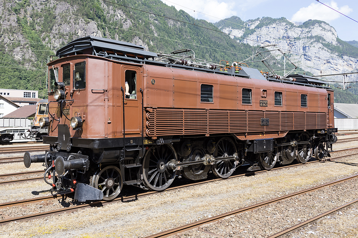 SBB - Historic, Be 4/6, 12320, 17.06.2017, Erstfeld 

