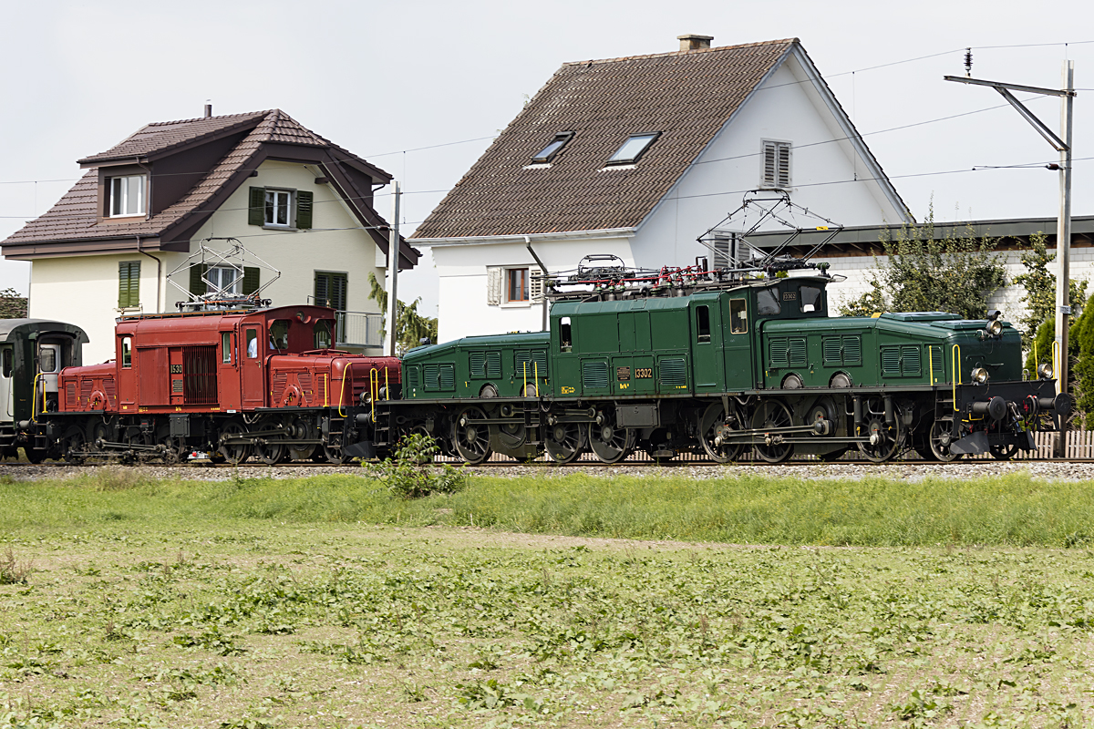 SBB Historic, Be 6/8 III, 13302, 03.09.2016 Hochdorf/Schweiz
