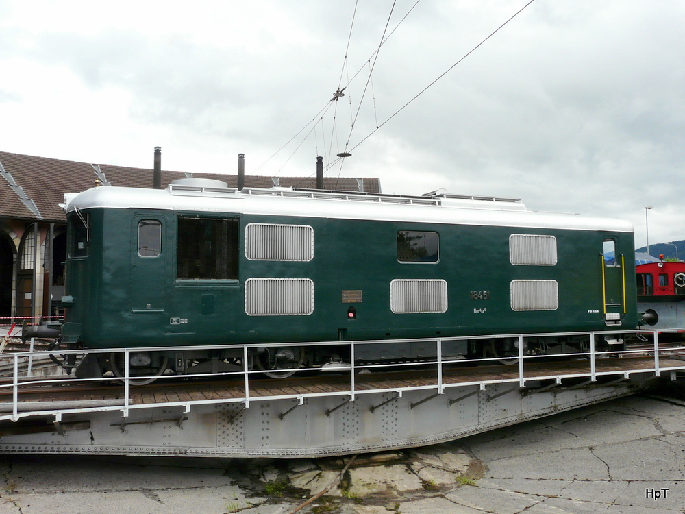 SBB Historic - Oldtimer Bm 4/4 18541 in Delemont am 08.09.2013
