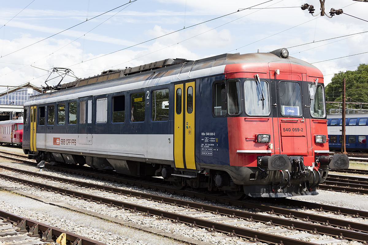 SBB - Historic, RBe, 540 069-2, 20.05.2017, Olten 



