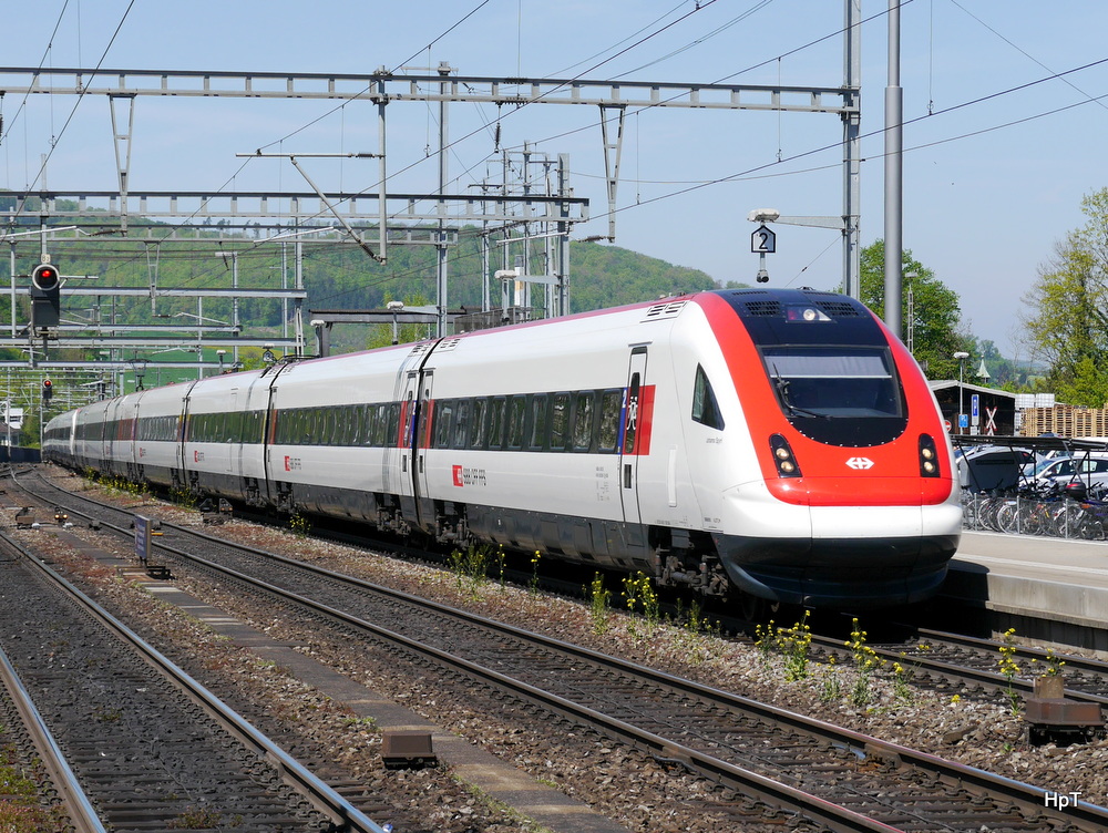 SBB - ICN Johanna Spyri unterwegs in Rupperswil am 20.04.2014