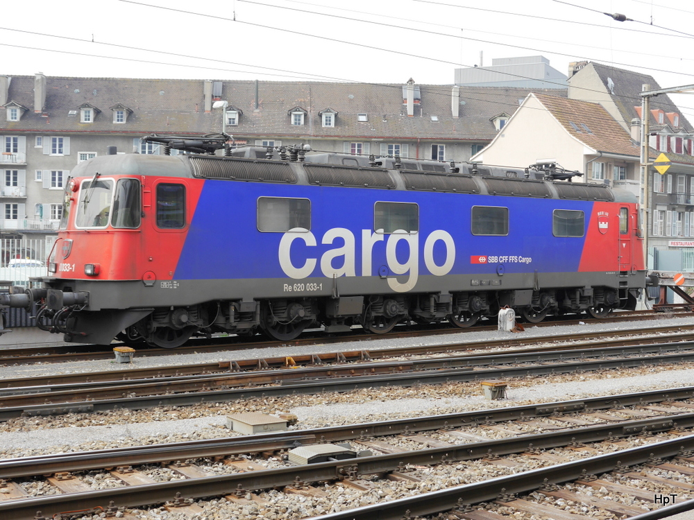 SBB - Lok 620 033-1 abgestellt in Thun am 15.03.2014