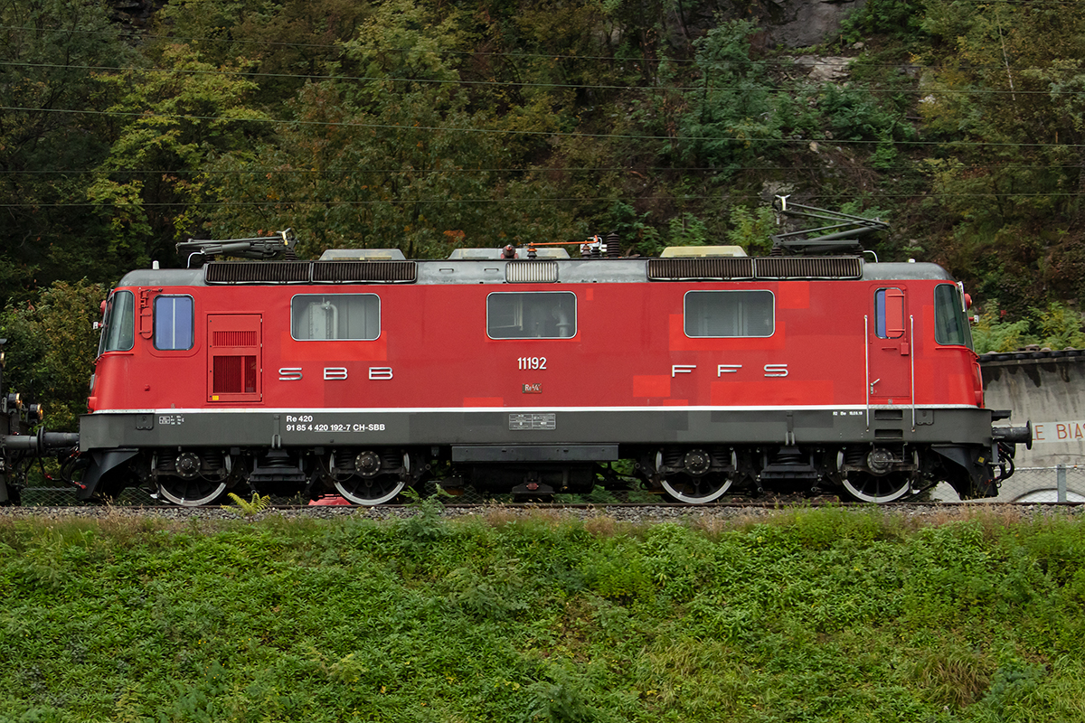 SBB, Re, 420 192-7, 19.10.2019, Biasca


