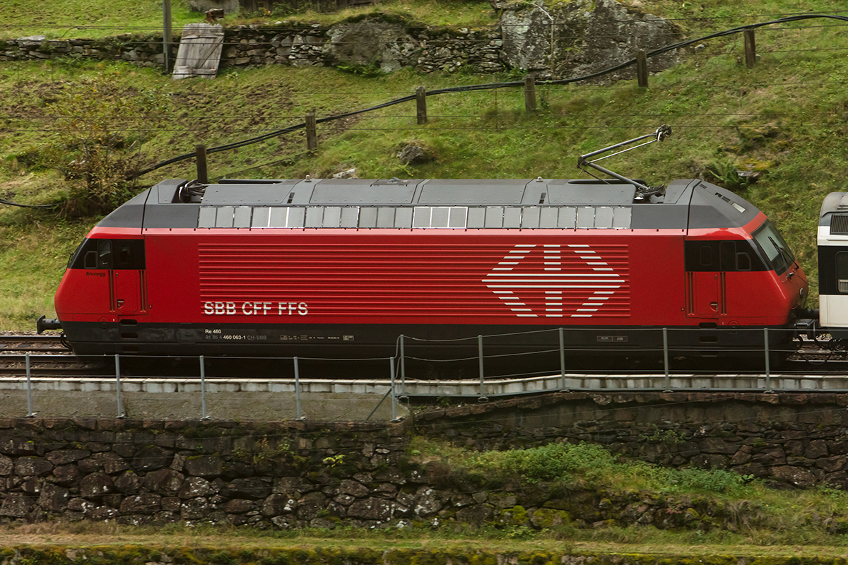 SBB, Re, 460 063-1, 19.10.2019, Gurtnellen