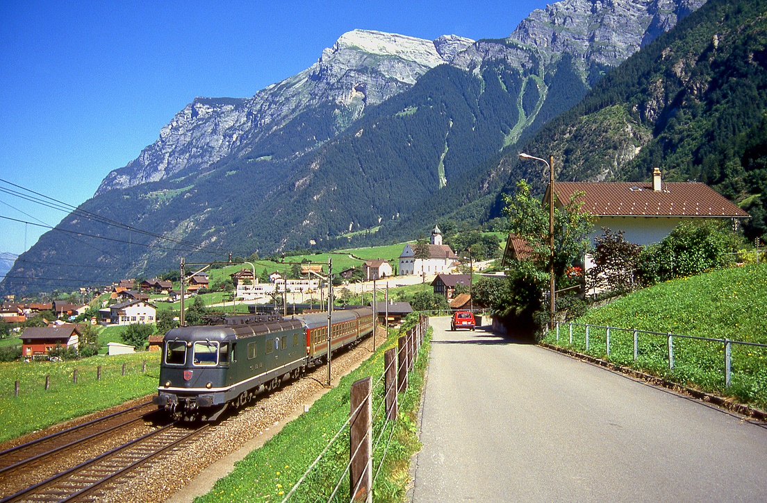 SBB Re6/6 11616, Silenen, 21.08.1987.