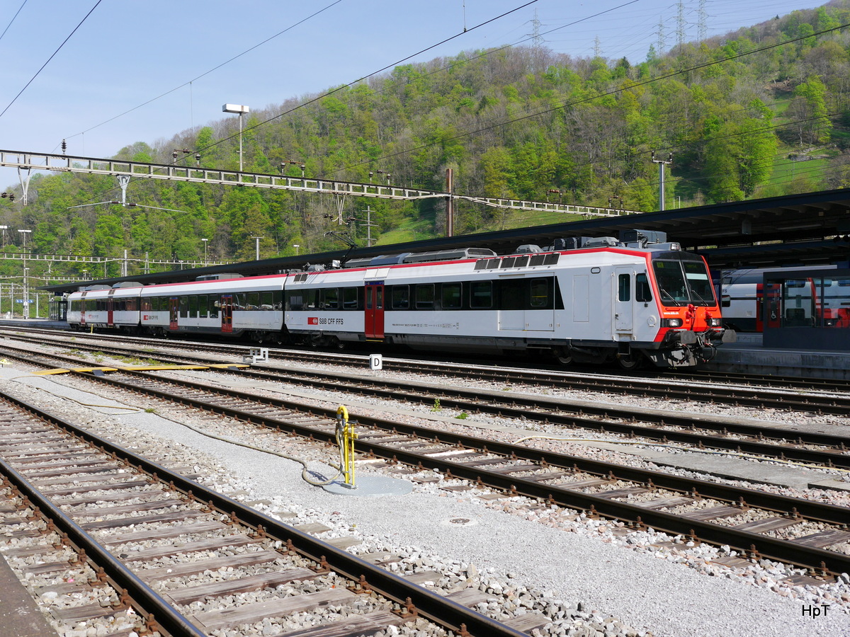 SBB - Regio im Bahnhof Ziegelbrücke am 12.04.2017