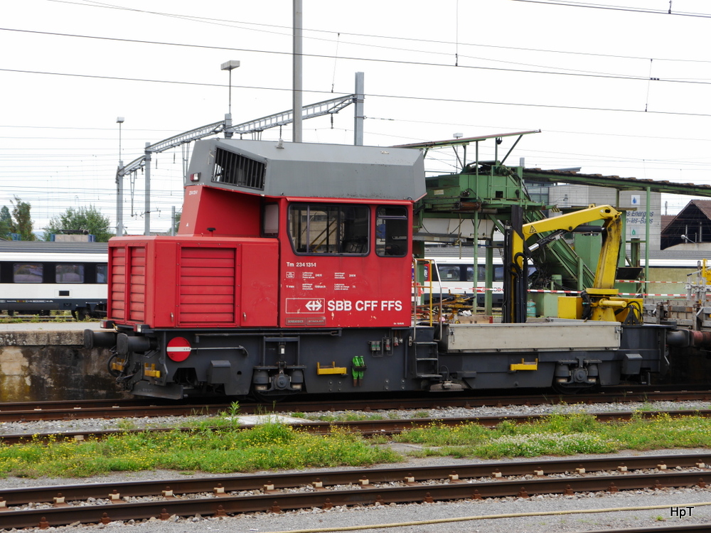 SBB - Tm 234 131-1 abgestellt in Yverdon les Bains am 20.07.2014