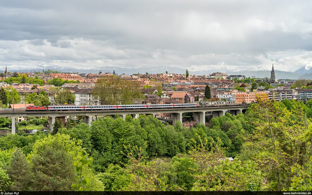SBBC Re 420 328 / GmP St-Triphon - Langenthal / Lorraineviadukt Bern, 17. Mai 2021