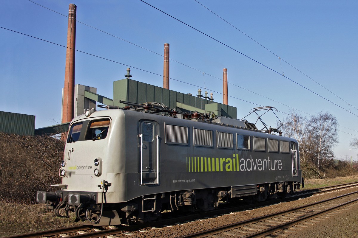 Schiefer Turm von P..

Lok 139 558-1 am 12.03.2015 vor der Kokerei Prosper in Bottrop.