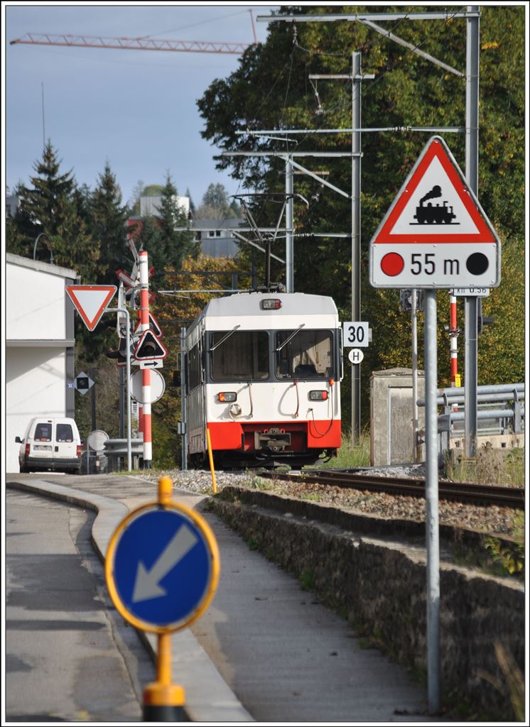 Schilderwald in La Chaux-de-Fonds. (13.10.2014)
