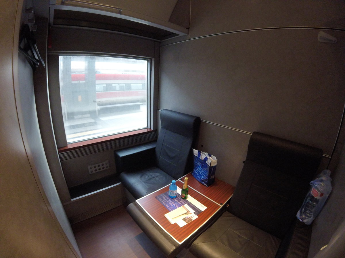 Schlafwagenabteil im ÖBB Euro Night 234 von Roma Termini nach Wien HBF (16.6.2016)