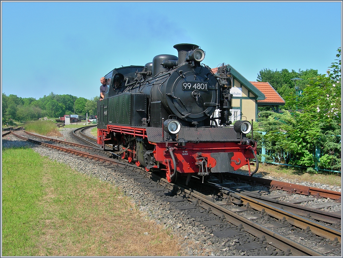 Schmalspur kreuzt Normalspur...
Putbus, den 8. Juni 2007 