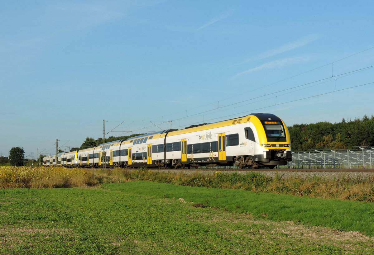 Schutterwald - 01/10/2021 : Desiro HC 1462 508 + 513 am RE 17021 von Offenburg nach Freiburg.