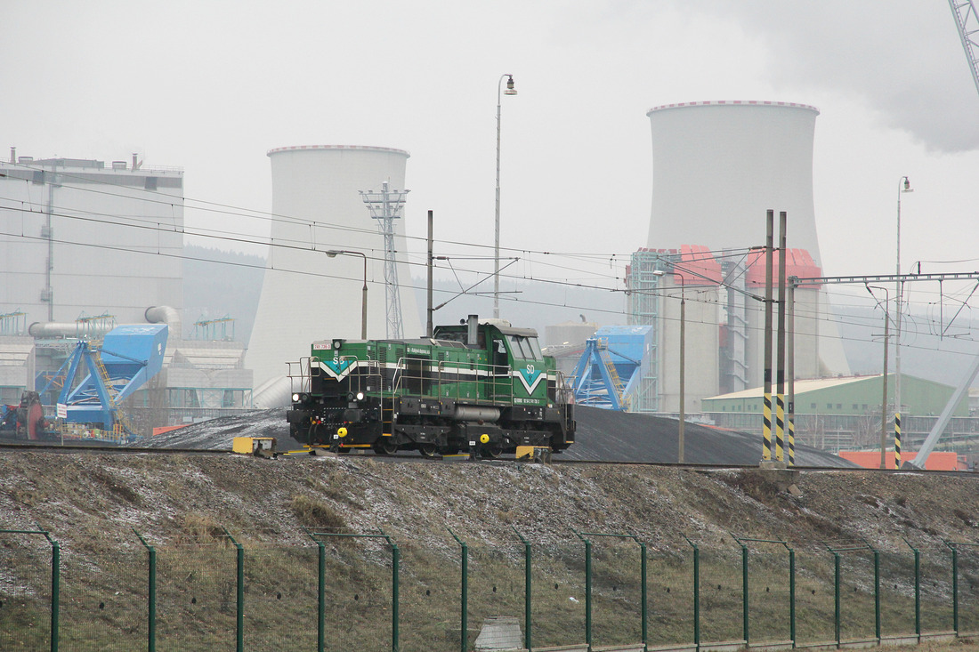 SD-KD 741 736 // Kadaň-Prunéřov (Werksbahnhof) // 1. Februar 2019