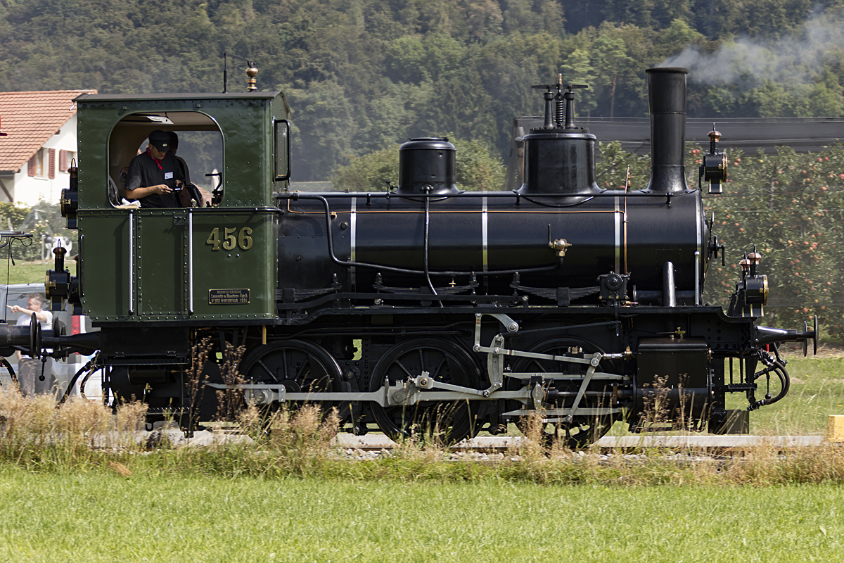 Seetalbahn, E 3/3, 456, 03.09.2016 Hochdorf/Schweiz