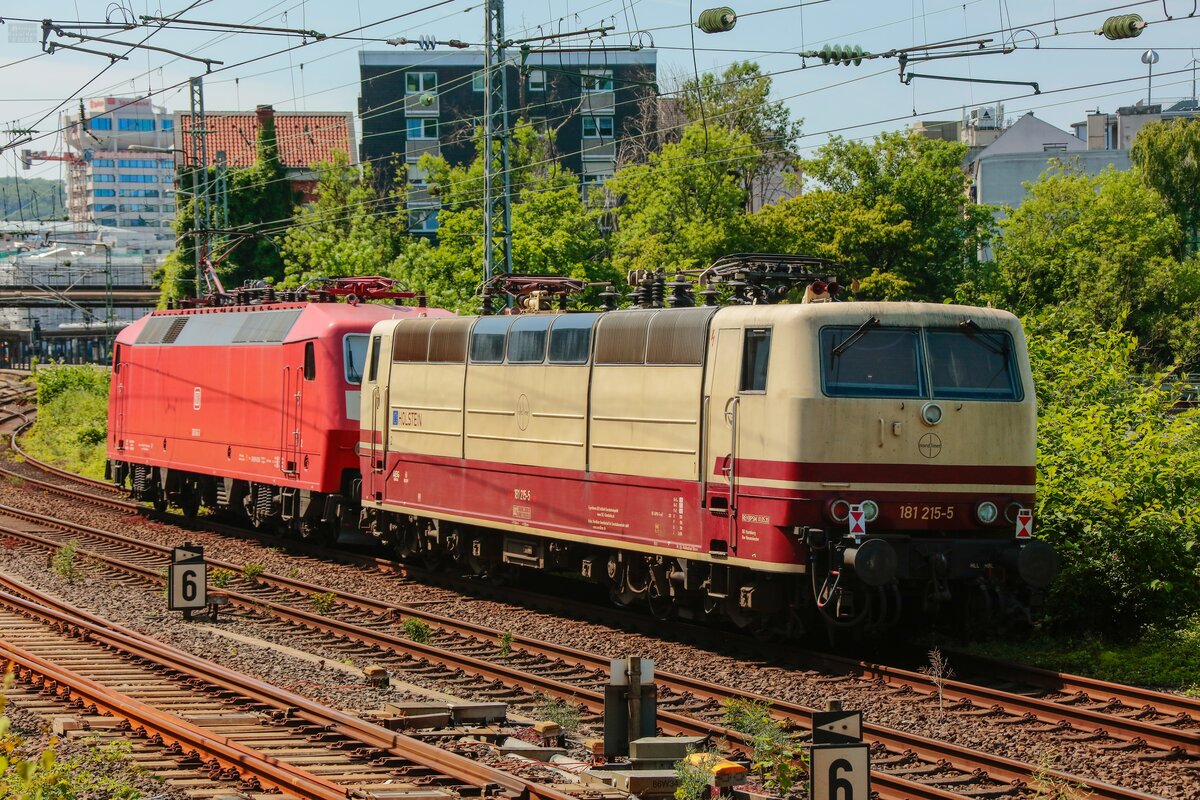 SEL 120 143-3 & SEL 181 215-5  HOLSTEIN  in Wuppertal, Juni 2025.