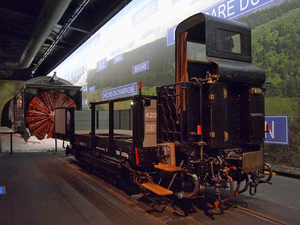 Selbstfahrender Kippwagen (Tombereau automoteur) - ETF 420, 1902, Cité du train, 2.10.12