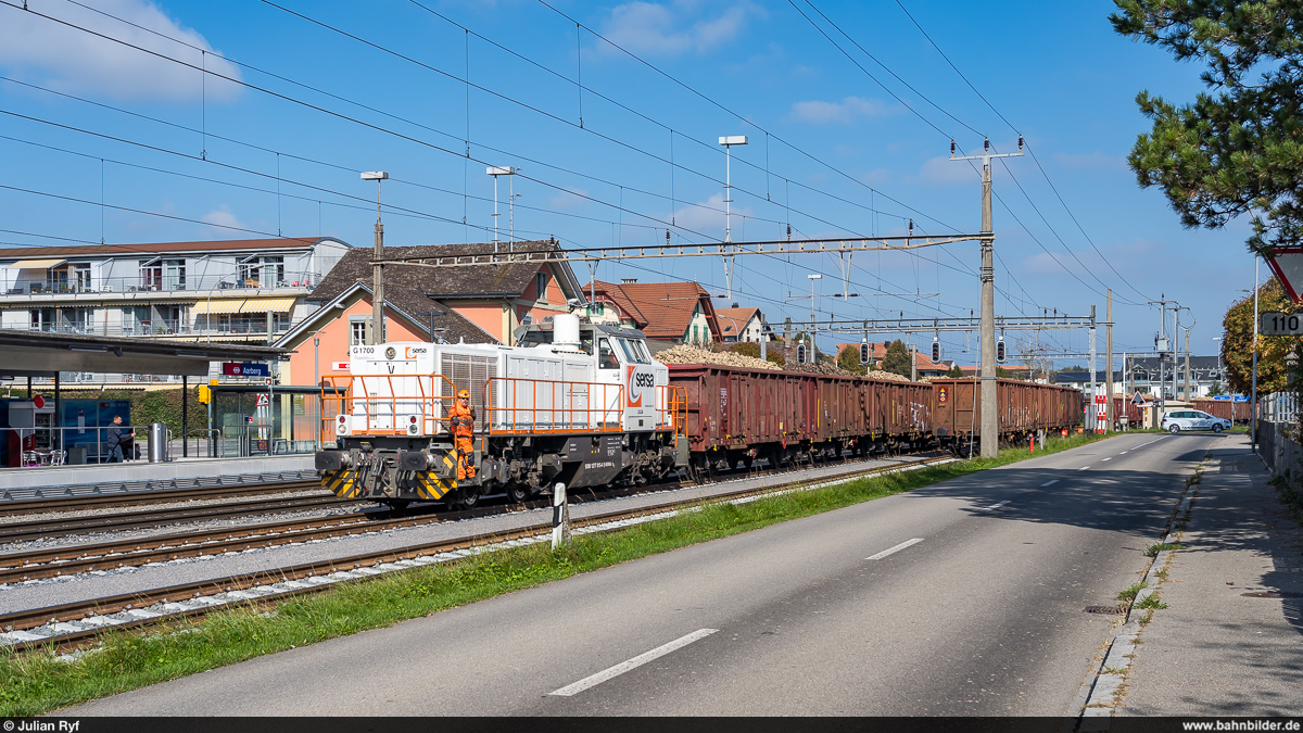 Sersa Am 277 015 / Aarberg, 10. Oktober 2021