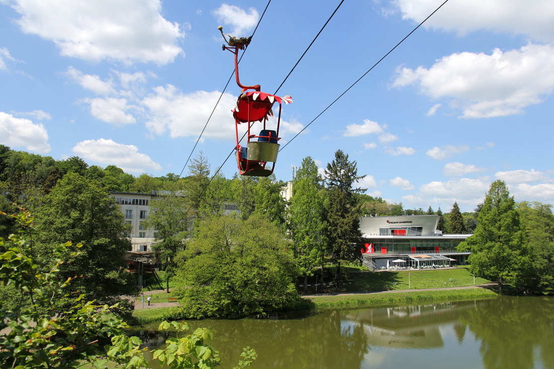 Sessellift im Deutsch-Französischen-Garten // Saarbrücken // 22. Mai 2019 
