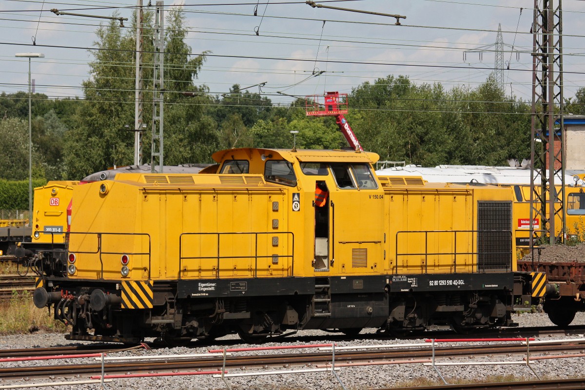 SGL V150.04 (293 510) am 4.8.13 in Duisburg-Entenfang.