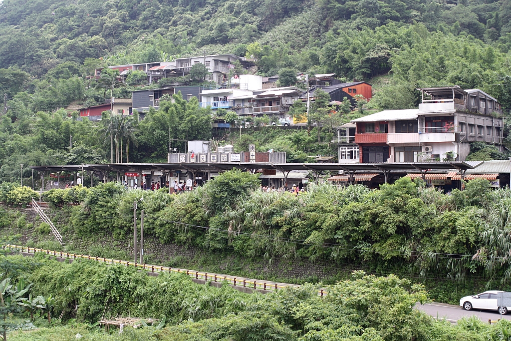 Shifen Station, von der Jingan Bridge aus gesehen, am 31.Mai 2014.