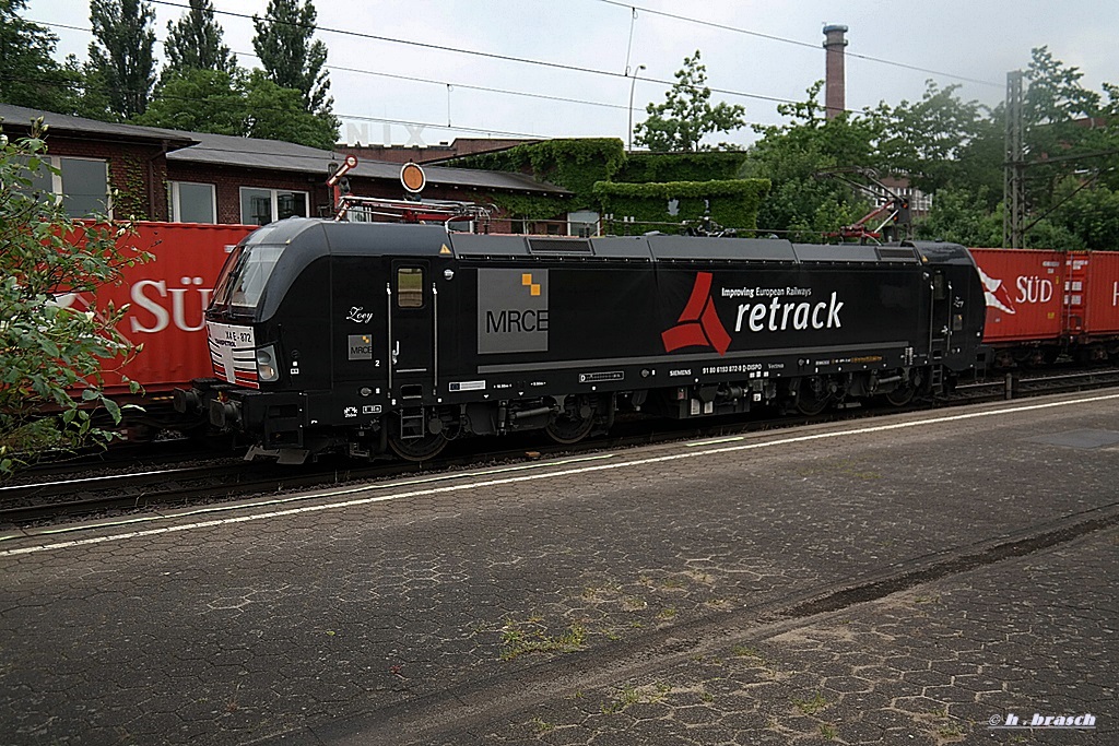 SIEMENS-VECTRON  X4E-872 fuhr lz am 23.05.14 durch hh-harburg