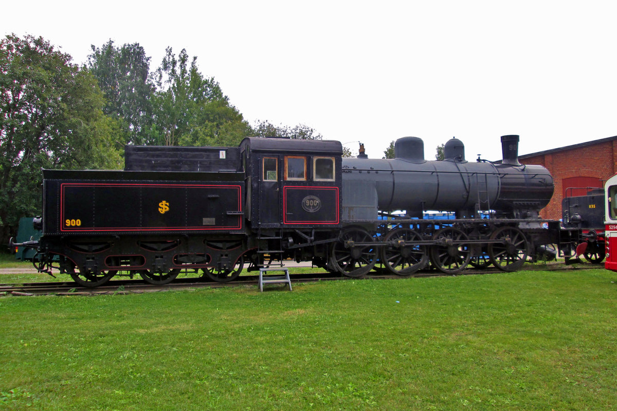 SJ 900 steht am 12 September 2015 ins Eisenbahnmuseum von Gävle.