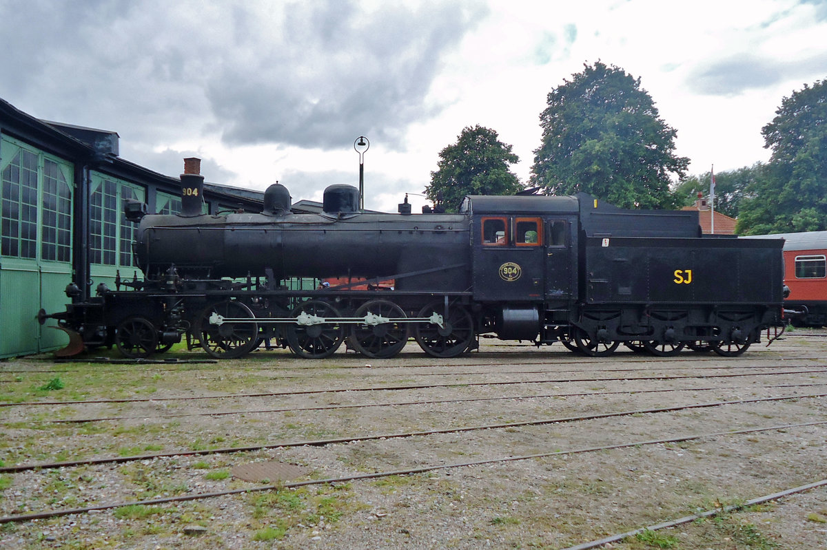 SJ 904 steht am 12 September 2015 ins Eisenbahnmuseum von Gävle.