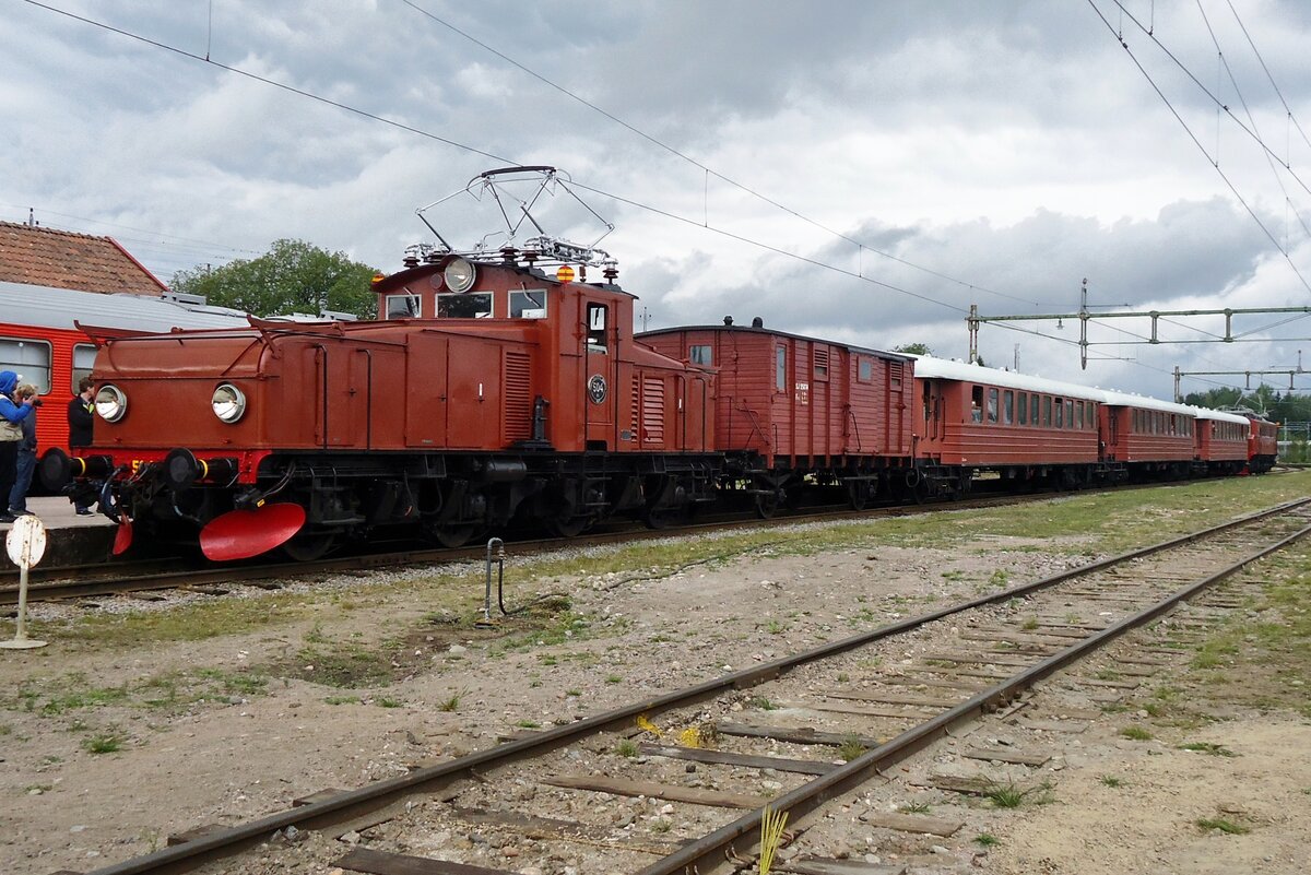 SJ Altbauellok 504 steht am 12 September 2015 ins Eisenbahnmuseum von Gävle.