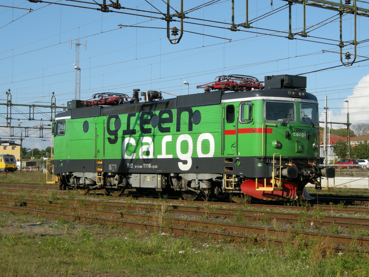 SJ Rd2 1116 im Bahnhof Varberg, Halland, Schweden. 08.08.2014